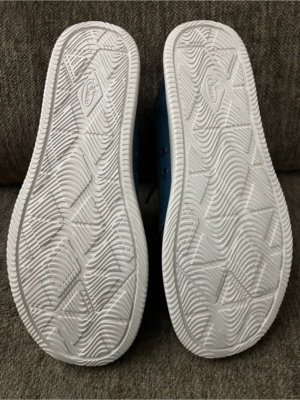 Chaco Chillos Men's Canvas Slip-On Sneakers Ocean Blue Size 9.5 NWT